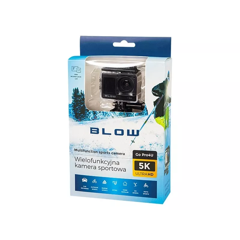 BLOW akčná športová kamera 20 MP 5K Ultra HD CMOS Wi-Fi 58 g