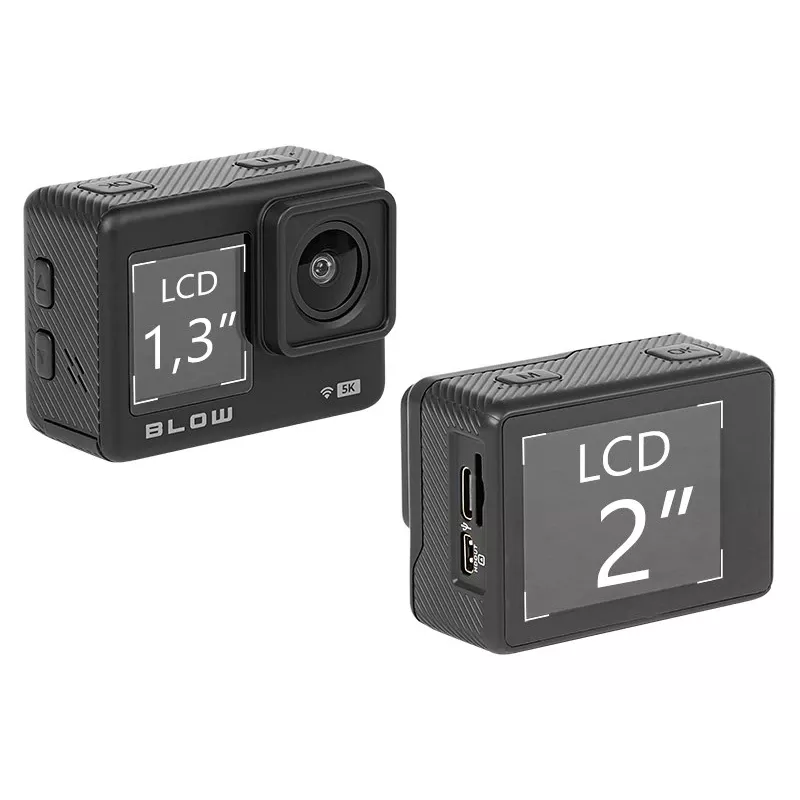 BLOW akčná športová kamera 20 MP 5K Ultra HD CMOS Wi-Fi 58 g