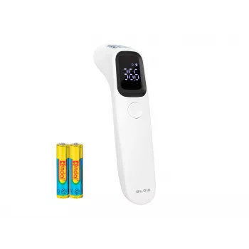 BLOW T-01 Bezkontaktný infračervený teplomer s podsvieteným LCD, alarm horúčky, 32 pamätí, prepínateľný °C/°F