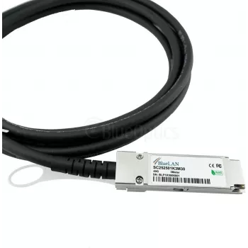 BlueLAN 20G-DACP-QSFP1SFPDD3M kompatibilný 20Gbps QSFP na SFP-DD Direct Attach medený kábel, 3m, pasívny Twinax, 100 Ohm, Hot-Swappable 20G-DACP-QSFP1SFPDD3M-BL