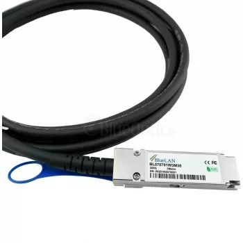 BlueLAN BL070701W1M30 QSFP56 Direct Attach kábel, 200GBASE-CR4, 30AWG, 1 meter, kompatibilný s NVIDIA 980-9I65T-00J003