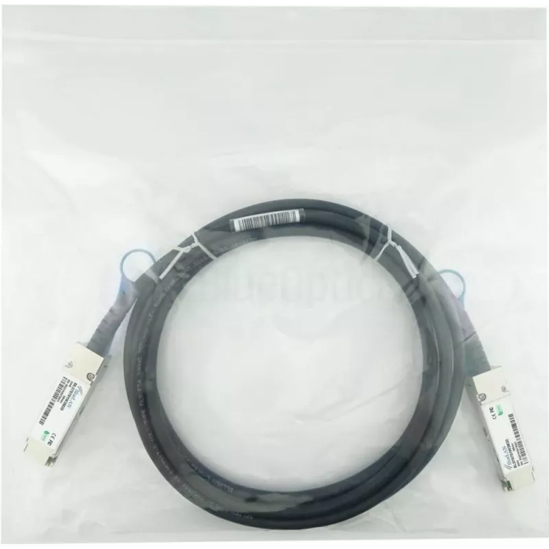 BLUELAN BlueOptics BL070701W3M30-BL InfiniBand HDR QSFP56 DAC kábel 3m oranžový