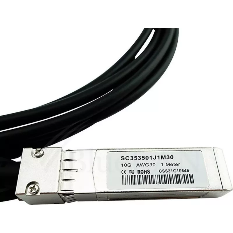 BlueLAN DAC-1M-EX-BL kompatibilný Emulex DAC-1M-EX SFP+ Direct Attach kábel 1 m čierny