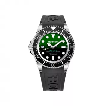 Bobroff BF0002i-BFSTN pánske analógové quartz hodinky 42mm čierna nerezová oceľ