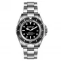 BOBROFF BF001 pánske analógové quartz hodinky 44 mm čierny kožený remienok