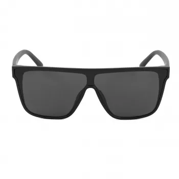 Bobroff BFG0032-S05P pánske slnečné okuliare – polarizované, čierny rám, sivé sklá, 143 mm