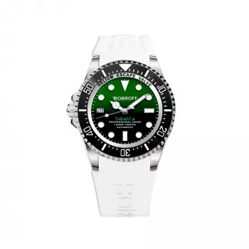 BOBROFF MAN BF0002i-BFSTB 44mm analógové quartz hodinky čierna koža