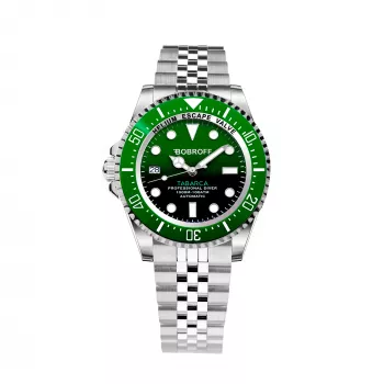 BOBROFF MAN BF0002ibvBFST 42mm quartz analógové hodinky - nerezový náramok