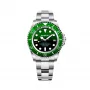 BOBROFF MAN BF0002J1bv analógové quartzové hodinky 44 mm čierna koža