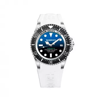 BOBROFF MAN BF0003-BFSTB analógové quartz hodinky 42mm nerezová oceľ čierna koža