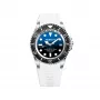 BOBROFF MAN BF0003-BFSTB analógové quartz hodinky 42mm nerezová oceľ čierna koža