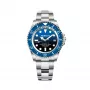 BOBROFF MAN BF0003ba 42mm quartz analógové hodinky čierny ciferník kožený remienok