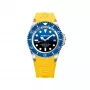 BOBROFF MAN BF0003baBFSTA analógové quartzové hodinky 44 mm čierny ciferník kožený remienok