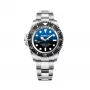 BOBROFF MAN BF0003i 42mm quartz analógové náramkové hodinky čierny kožený remienok