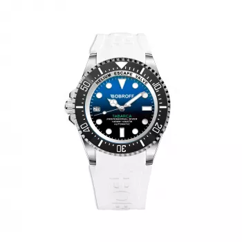 BOBROFF MAN BF0003i-BFSTB 42mm pánske quartz náramkové hodinky nerezová oceľ čierny ciferník strieborný náramok