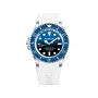 BOBROFF MAN BF0003ibaBF 42mm quartz analógové náramkové hodinky - čierny ciferník, kožený remienok