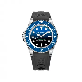 BOBROFF MAN BF0003ibaBFS 42mm analógové quartzové hodinky, čierny kožený remienok