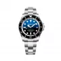 BOBROFF MAN BF0003J1 analógové quartz hodinky 44mm čierny ciferník kožený remienok