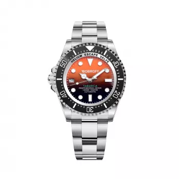 BOBROFF MAN BF0004i 42mm analógové quartz hodinky čierny ciferník kožený remienok