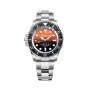 BOBROFF MAN BF0004i 42mm analógové quartz hodinky čierny ciferník kožený remienok
