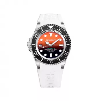 BOBROFF MAN BF0004i-BFSTB 42 mm analógové quartzové hodinky nehrdzavejúca oceľ čierny ciferník strieborný náramok