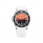 BOBROFF MAN BF0004i-BFSTB 42 mm analógové quartzové hodinky nehrdzavejúca oceľ čierny ciferník strieborný náramok