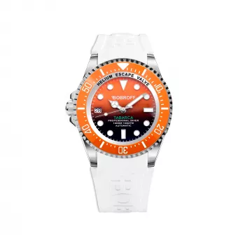 BOBROFF MAN BF0004ibnBF 42 mm analógové quartz hodinky čierny ciferník kožený remienok