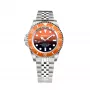 BOBROFF MAN BF0004ibnBFST 42mm quartz analógové hodinky modrý ciferník hnedý kožený remienok