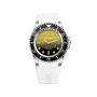 BOBROFF MAN BF0008-BFSTB analógové quartzové hodinky 44 mm nerezová oceľ čierna koža