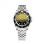 BOBROFF MAN BF0008-BFSTJ 44 mm quartz analógové hodinky nerezová oceľ mesh čierny ciferník