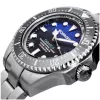 BOBROFF MAN BF003 analógové quartzové hodinky 44 mm čierny ciferník pravý kožený remienok