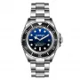 BOBROFF MAN BF003 analógové quartzové hodinky 44 mm čierny ciferník pravý kožený remienok