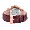 BOBROFF MAN BF1001M65 analógové quartzové hodinky 44mm čierny ciferník kožený remienok
