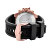 BOBROFF MAN BF1002M15 Analogové quartzové hodinky 43 mm čierny ciferník kožený remienok