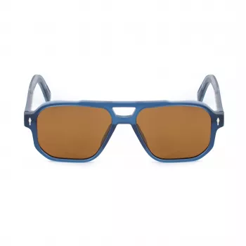 BOBROFF MAN BFG0007-C4 slnečné okuliare - obdĺžnikový acetátový rám s ochranou UV400 - 55/15/143 mm