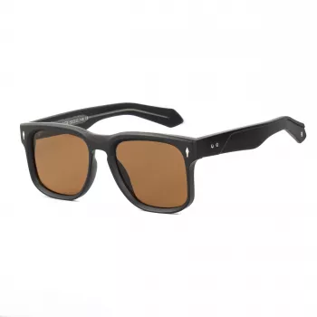 BOBROFF pánske slnečné okuliare v štvorcovom dizajne BFG0016-C2 52 mm čierna