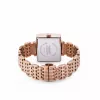 BOBROFF Woman BF0035 analógové quartzové hodinky 36mm strieborný ciferník čierny kožený remienok