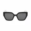 BOBROFF Women BFG0009-C1 slnečné okuliare (52/19/142 mm) čierna/sivá