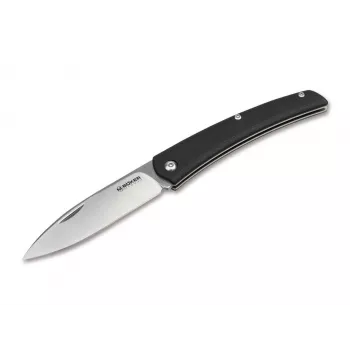 Boker Magnum Long Lead EDC nôž 01SC080 - 440A Drop-Point čepeľ, G-10 rukoväť, Linerlock