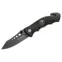 Boker Magnum USN Seals nôž 01MB856 pevný taktický nôž, 440A ušľachtilá oceľ Clip Point kombinované brúsenie, rukoväť G-10, puzdro Kydex, čierny