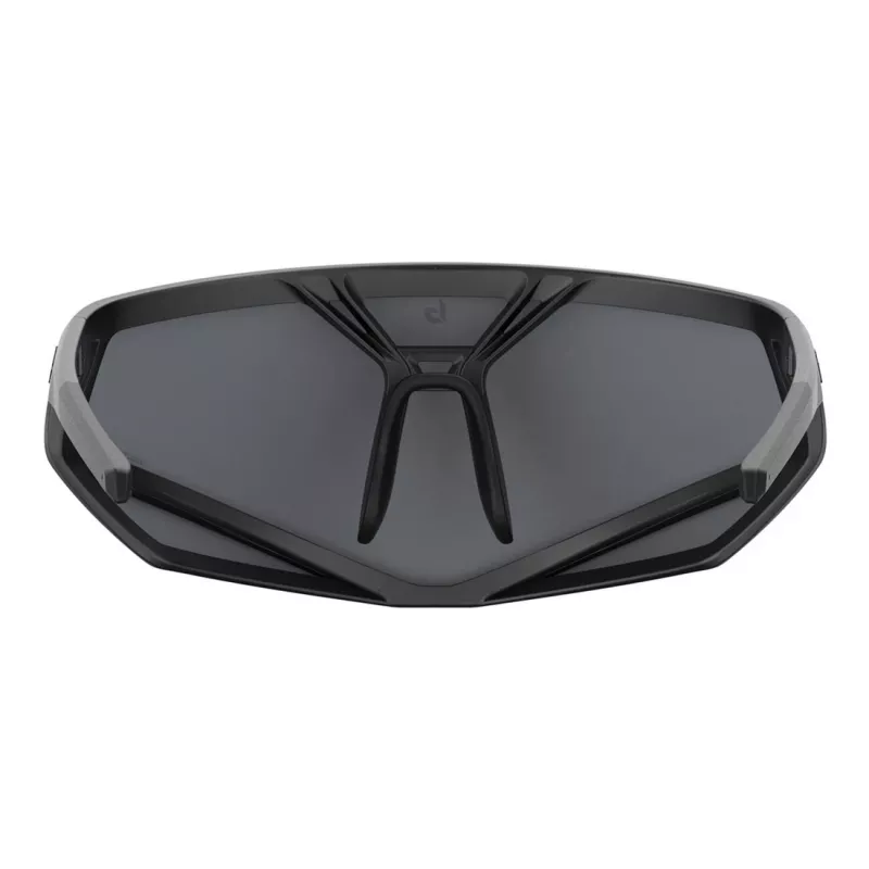 Bolle unisex slnečné okuliare BS033002 - matný čierny rám, sivé šošovky, 155 mm