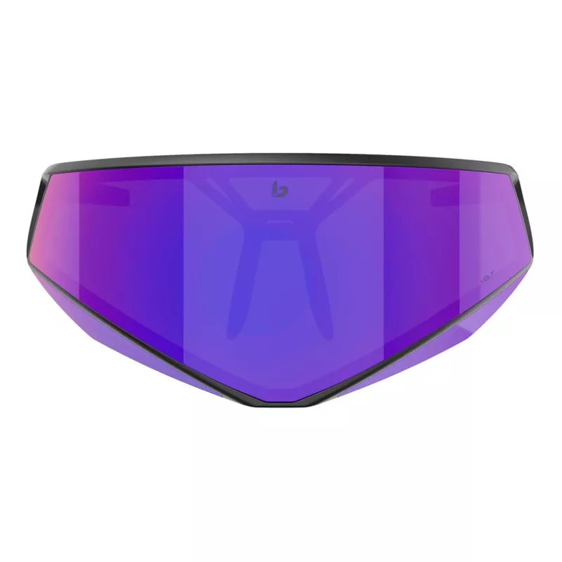 Bolle unisex slnečné okuliare BS033002 - matný čierny rám, sivé šošovky, 155 mm