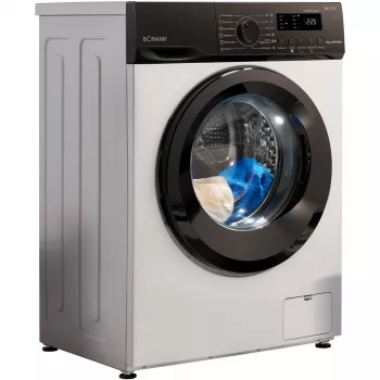 BOMANN WA 7162 práčka s predným plnením, 7 kg, 1400 ot/min, biela/čierna