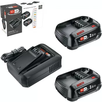 Bosch 18V štartovacia sada 2 x 2,5 Ah batérie + AL 18V-44 nabíjačka (1600A031T5)