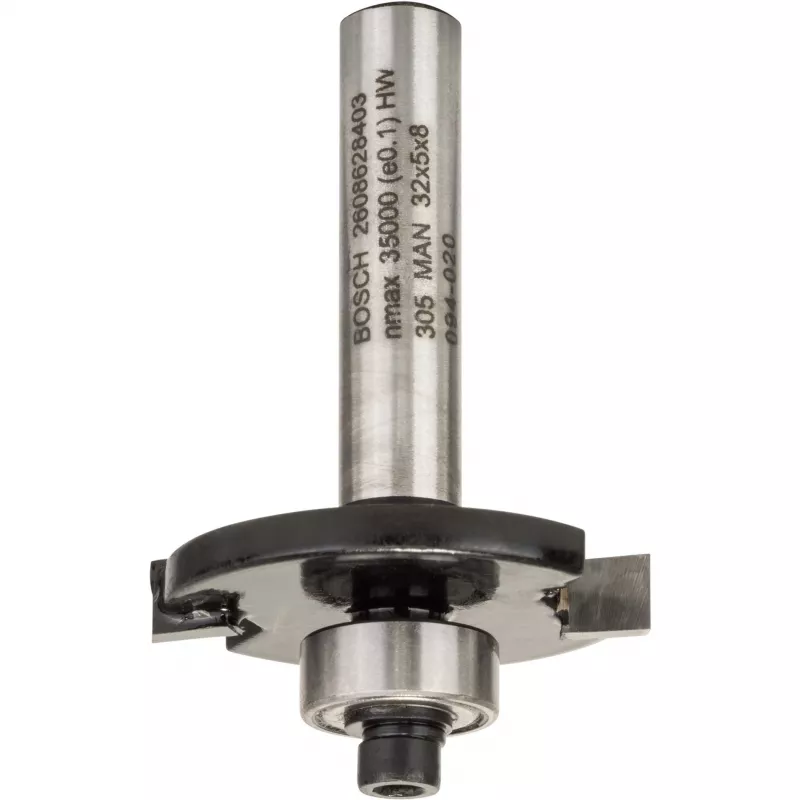 Bosch Accessories 2608628403 karbidová drážkovacia fréza, 32 mm priemer rezu, 8 mm stopka, 51 mm dĺžka