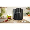 BOSCH Air Fryer MAF462B0 Series 4 (čierna, 2050 W, košík 6,1 L)