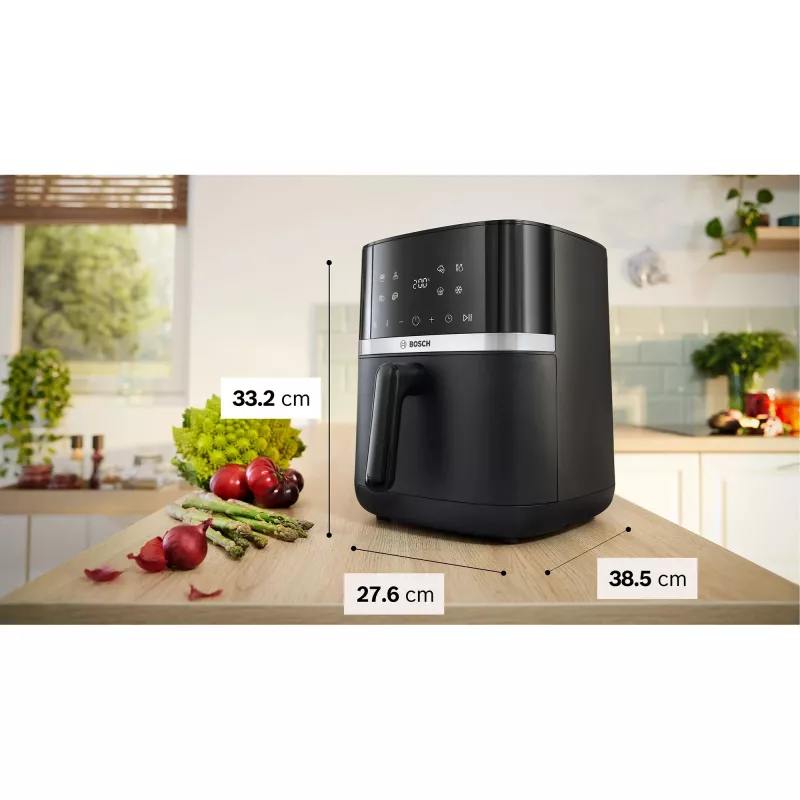 BOSCH Air Fryer MAF462B0 Series 4 (čierna, 2050 W, košík 6,1 L)