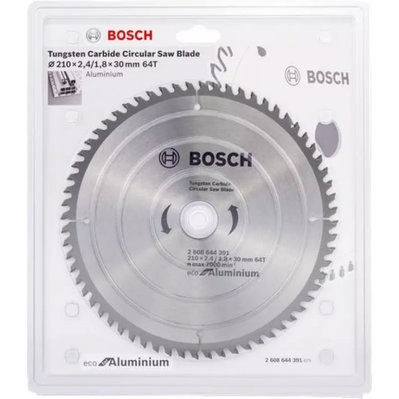 BOSCH Hliníkový pílový kotúč 210x30mm 64 zubov ECO