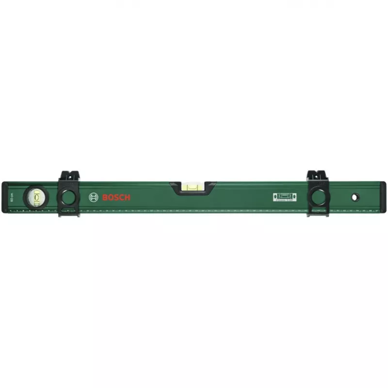 Bosch DIY vodováha 60 cm s značkovacím posúvačom, V drážkou & frézovaným dnom – zelená