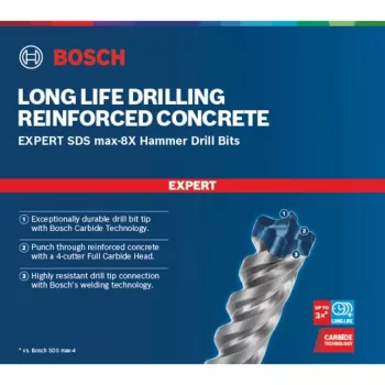 Bosch Expert SDS-max-8X vrták do kladiva 14x940mm pre betón, murivo, železobetón 2608900210